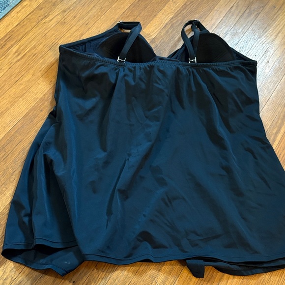 Ruby Ribbon Black Tankini Top - Picture 6 of 6